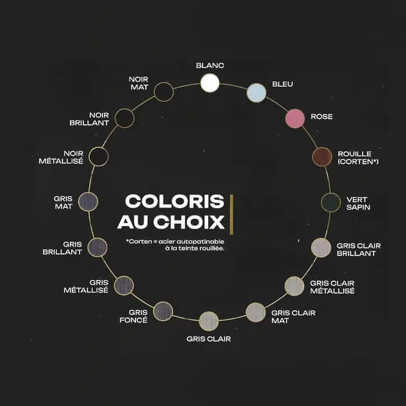 De surcroît, l’acier, étant résistant aux intempéries, peut durer très longtemps. et ne nécessite pas d’entretien.